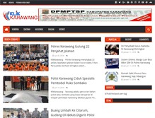 Tablet Screenshot of klikkarawang.com